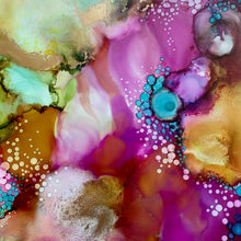 Load image into Gallery viewer, Original Alcohol Ink Abstract Painting | 11" x 14" (matted to 16" x 20")