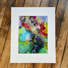 Load image into Gallery viewer, Original Alcohol Ink Abstract Painting | 11" x 14" (matted to 16" x 20")