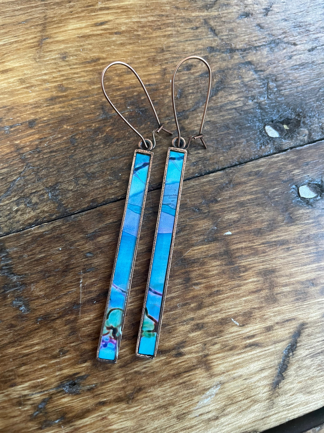 Alcohol Ink Earrings | 3