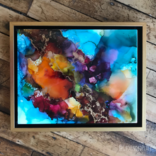 Load image into Gallery viewer, Release&#39;&#39; | Original Alcohol Ink Abstract Painting | 11&quot; x 14&quot;
