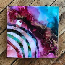 Load image into Gallery viewer, &#39;New Beginning&#39; | Alcohol Ink | Abstract Painting | 10&quot; x10&quot;
