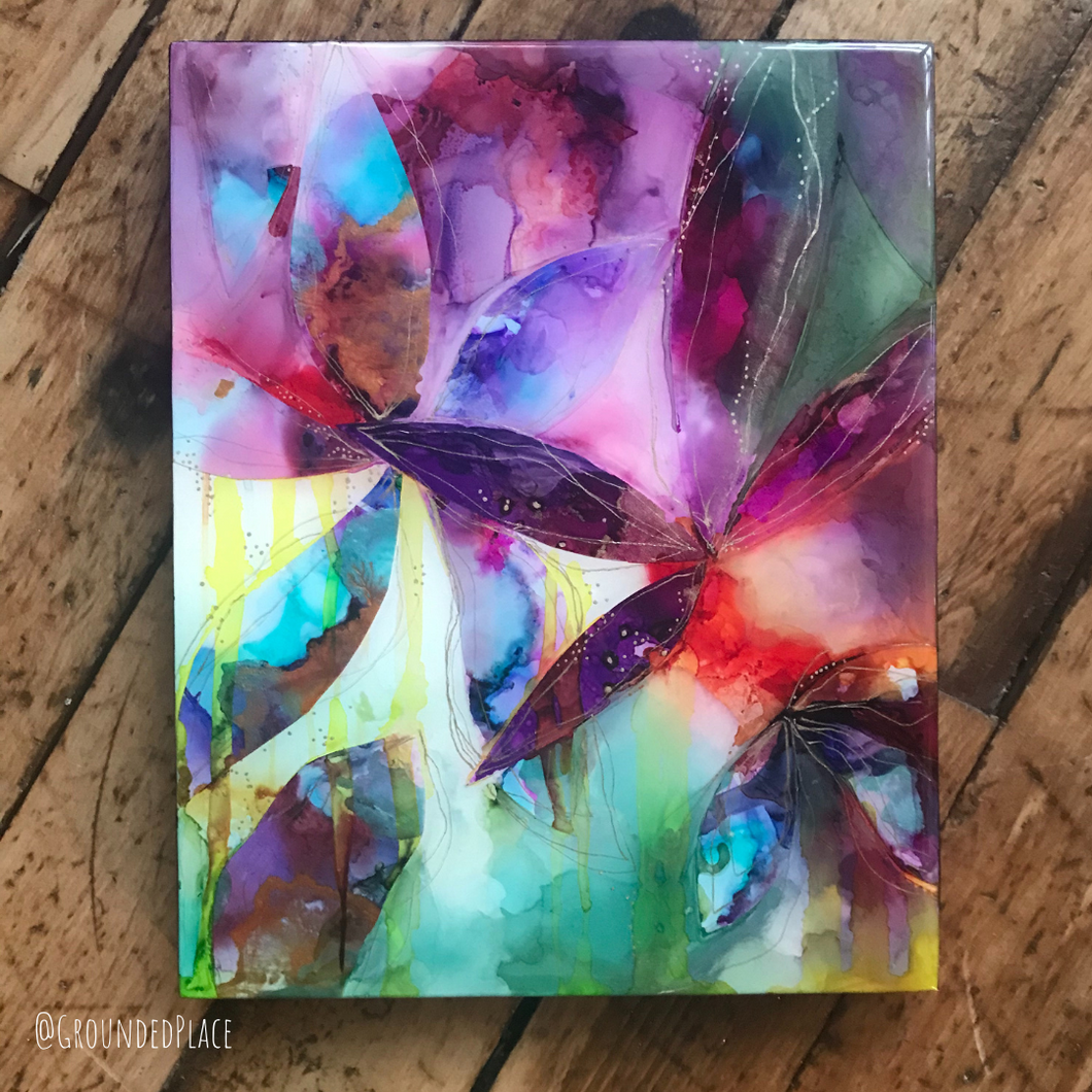 'Trippy' | Alcohol Ink | Fluid Art | Wall Art | Abstract Painting | 8
