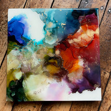 Load image into Gallery viewer, &#39;Underlying Opportunities&#39; | Alcohol Ink | Original Paintings | (2 set) 10&quot; x10&quot;
