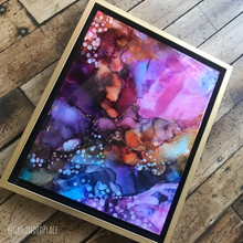 Load image into Gallery viewer, &#39;Breakthrough&#39; | Original Alcohol Ink Abstract Painting | 11&quot; x 14&quot;
