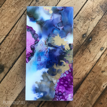 Load image into Gallery viewer, &#39;Viv&#39; | Original Alcohol Ink Abstract Painting | 6&quot;x12&quot;
